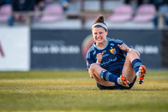 Djurgårdens Hayley Dowd deppar