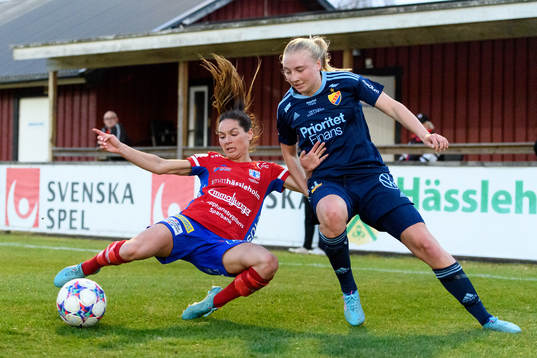 Vittsjös Lisa Klinga och Djurgårdens StinaLisa Johansson