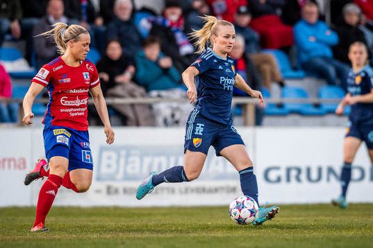 Vittsjös Nellie Persson och Djurgårdens Tove Almqvist