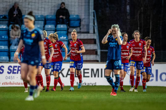 Vittsjös spelare jublar