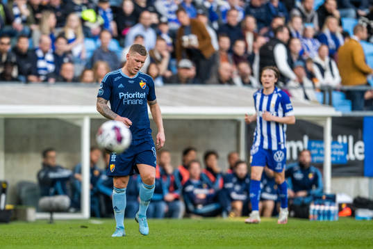 Djurgårdens Victor Edvardsen deppar