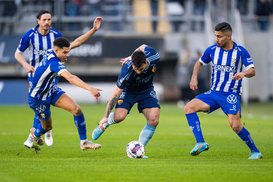 IFK Göteborgs Alexander Jallow och Hosam Aiesh