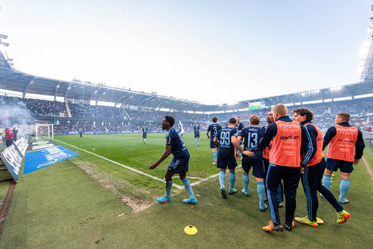 Djurgårdens Joel Asoro jublar