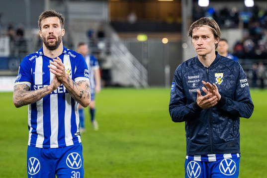 IFK Göteborgs Mattias Bjärsmyr och Simon Thern