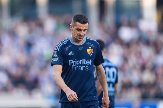 Djurgårdens Haris Radetinac deppar