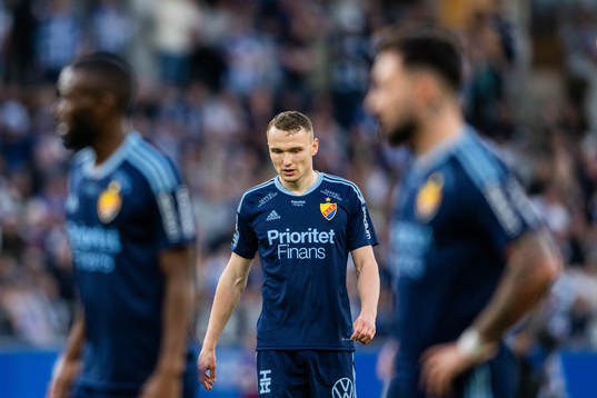 Djurgårdens Piotr Johansson deppar
