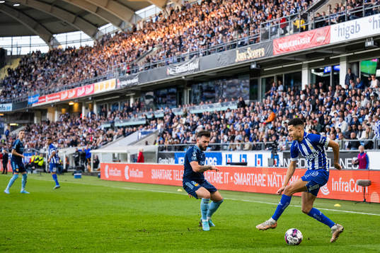 Djurgårdens Sead Haksabanovic och IFK Göteborgs Alexander