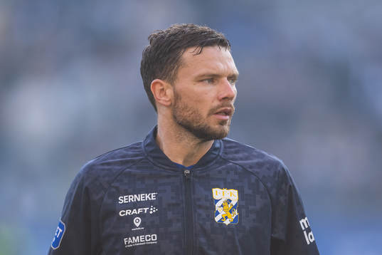 IFK Göteborgs Marcus Berg vid line up
