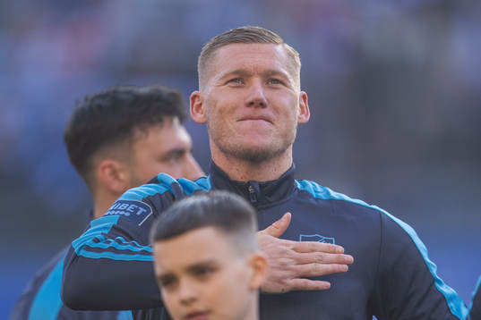 Djurgårdens Victor Edvardsen vid line up