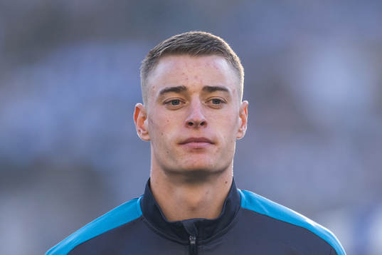 Djurgårdens Jesper Löfgren vid line up