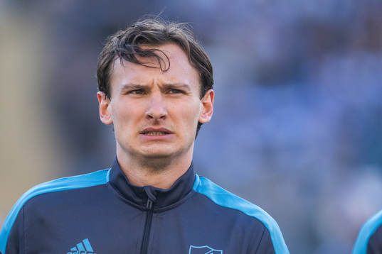 Djurgårdens Hjalmar Ekdal vid line up