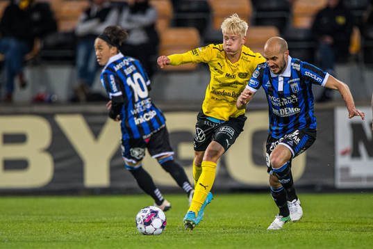 Mjällbys Otto Rosengren och Sirius Karl Larson