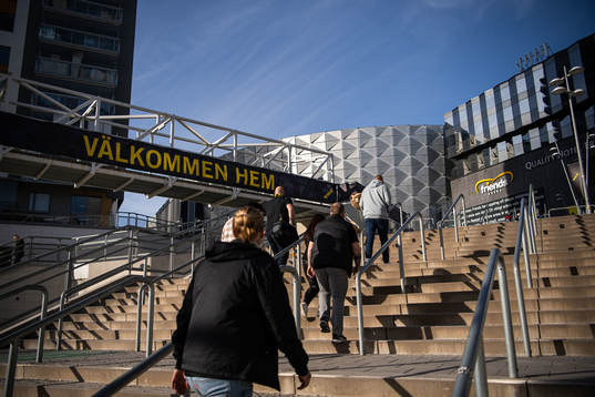 Exteriör av Friends Arena