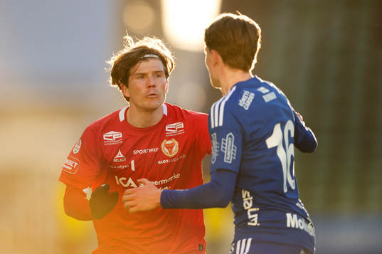 Kalmars Oliver Berg och Sundsvalls Marcus Burman