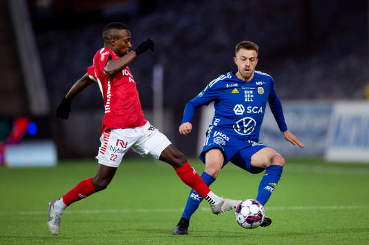 Kalmars Nahom Girmai Netabay och Sundsvalls Rasmus Lindkvist