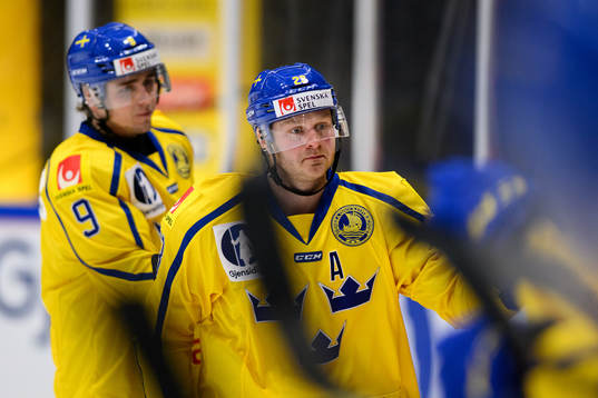 Lucas Wallmark of Sweden celebrate