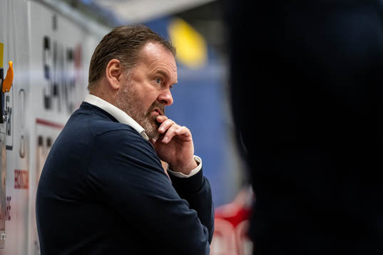 Head Coach Heinz Ehlers of Denmark looks dejected