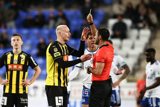 Häckens Valgeir Fridriksson och IFK Norrköpings Jean