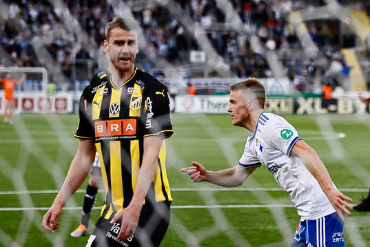 IFK Norrköpings Jacob Ortmark jublar