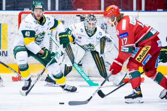 Björklövens målvakt Claes Endre
