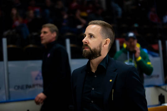 Björklövens tränare Viktor Stråhle