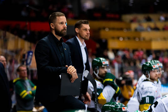 Björklövens tränare Viktor Stråhle