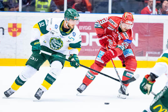Björklövens Jacob Olofsson och Modos Mikkel Aagaard