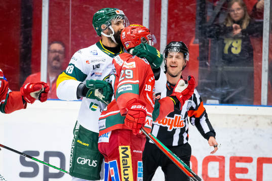 Björklövens Daniel Rahimi och Modos Mikkel Aagaard