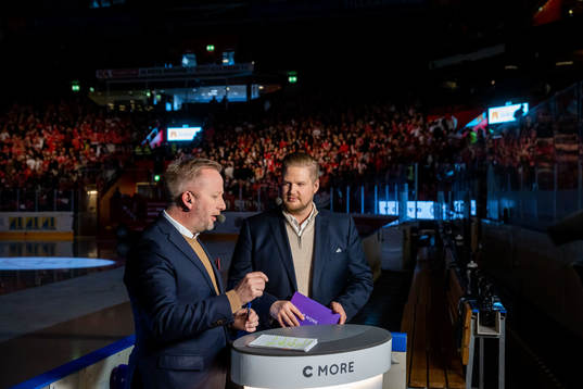 Cmores Fredrik Söderström och Lars Lindberg