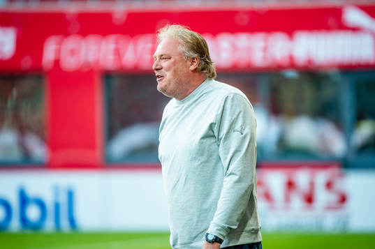 Helsingborgs tränare Jörgen Lennartsson innan