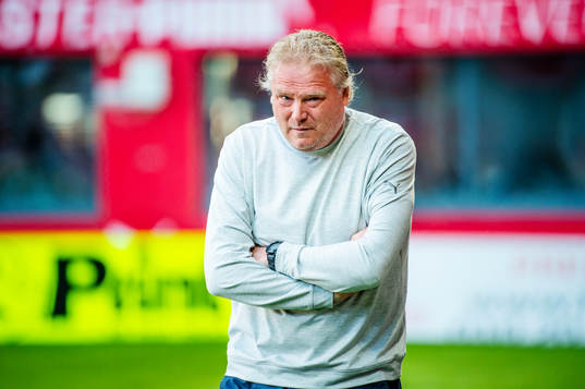 Helsingborgs tränare Jörgen Lennartsson innan