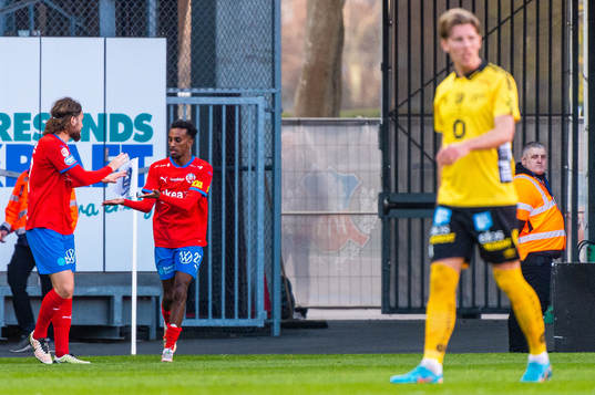 Helsingborgs Taha Ali jublar