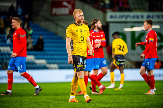 Elfsborgs Sveinn Gudjohnsen deppar