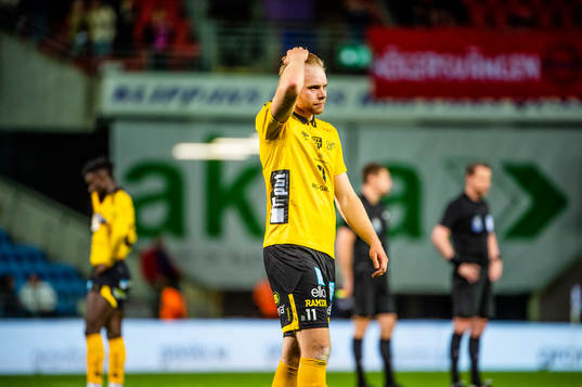 Elfsborgs Sveinn Gudjohnsen deppar