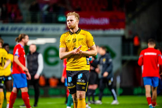 Elfsborgs Sveinn Gudjohnsen deppar