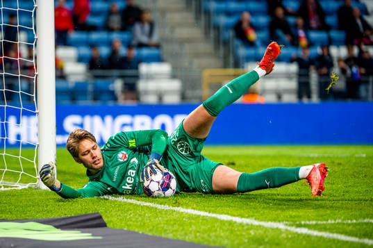 Helsingborgs målvakt Kalle Joelsson
