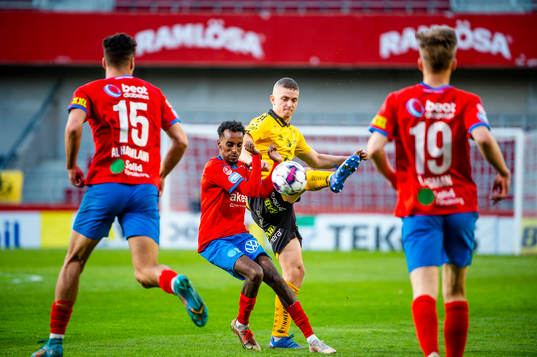 Helsingborgs Taha Ali mot Elfsborgs Jacob Ondrejka