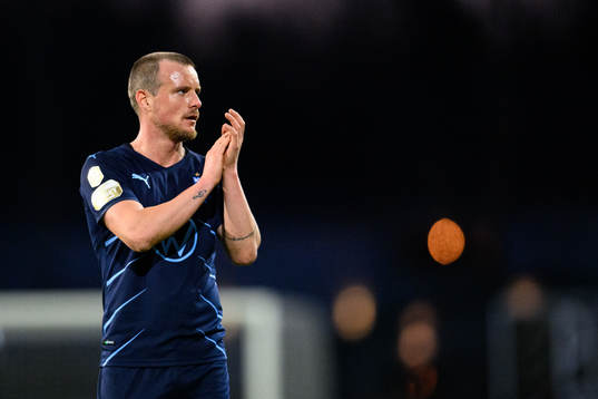 Malmö FFs Eric Larsson tackar publiken