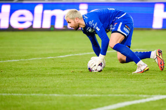 Degerfors målvakt Alfie Malik Whiteman