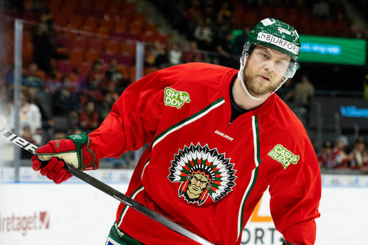 Frölundas Christian Folin innan semifinal fyra i SHL