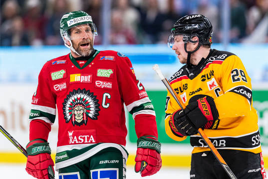 Frölundas Joel Lundqvist och Luleås Erik Gustafsson
