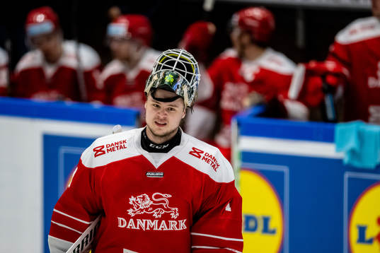 goalkeeper Frederik Dichow of Denmark