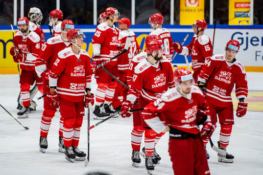 Players of Denmark looks dejected