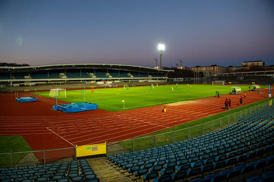Malmö Stadion interiör