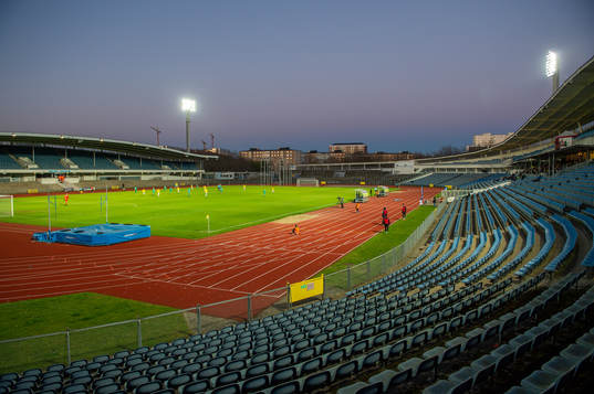 Malmö Stadion interiör