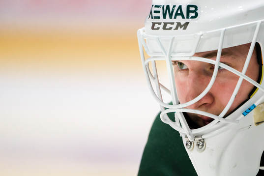 Färjestads målvakt Dennis Hildeby