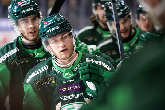 Färjestads Marcus Nilsson jublar