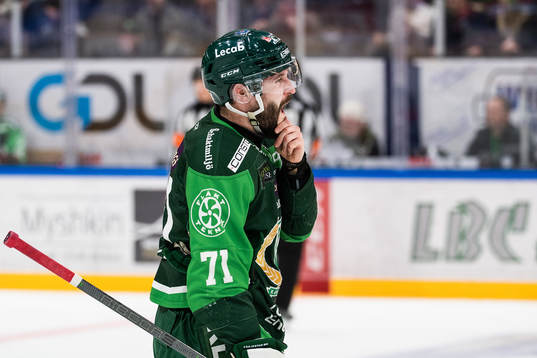 Färjestads Jesse Virtanen deppar