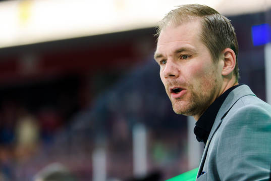 Färjestads tränare Tomas Mitell