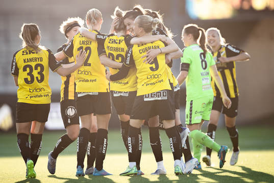 Häckens Andrine Stolsmo Hegerberg jublar